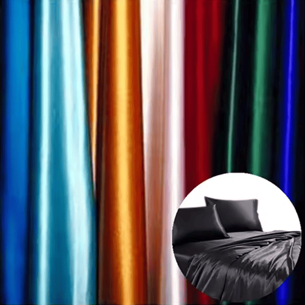 100 Polyester Satin Microfiber Fabric