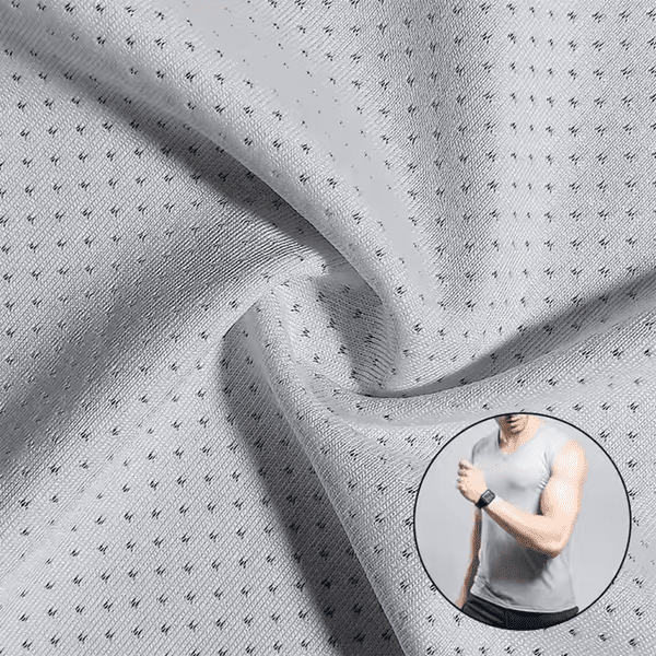 150D Polyester Spandex Knitted Stretch Quick-Dry Butterfly Mesh Fabric