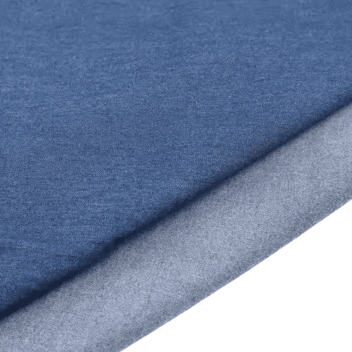 Rayon Twill Stretch DIY Plain Soft Washed Denim Quilting Cotton Poplin Fabric