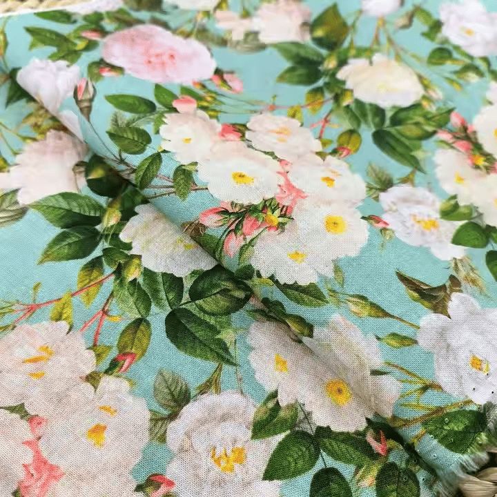 Digital Print Knit Rayon Fabric